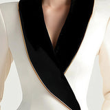 Blazer Femminile Scollo Sottile – Design Asimmetrico, Adatto per Lavoro e Uso Casual