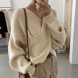 Varel | Pullover in maglia incrociata chic