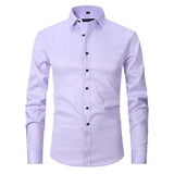 Camicia Slim Fit da Uomo – Antifreddo, Adatta per Lavoro e Uso Quotidiano