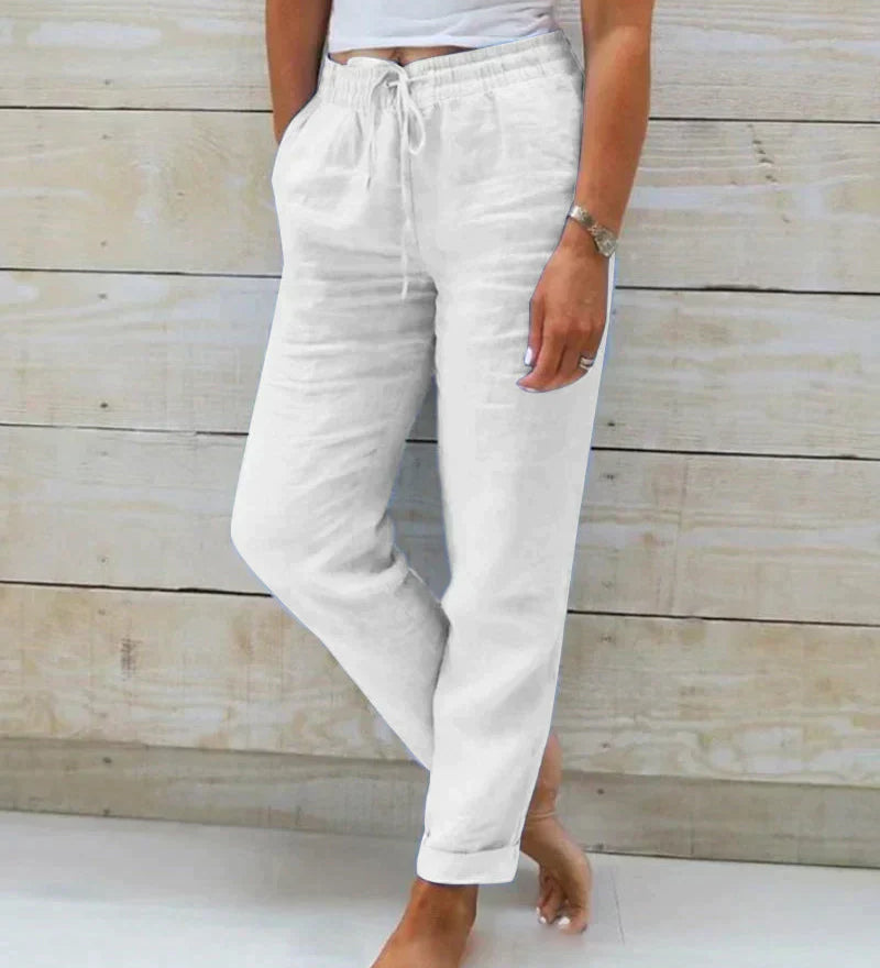 Pantaloni Donna a Vita Alta – Slim Fit, Adatti per Uso Casual e Lavorativo