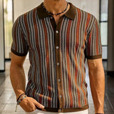 Camicia da Uomo con bottoni – Colletto classico, stile smart casual