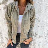 Donna - Elegante giacca di velluto a coste - Stile senza tempo