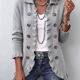 Cinzia™ | Giacca con broderie floreali e volant