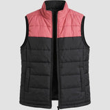 Gilet imbottito riscaldato USB unisex – Strato invernale con collo alto e doppio controllo del calore