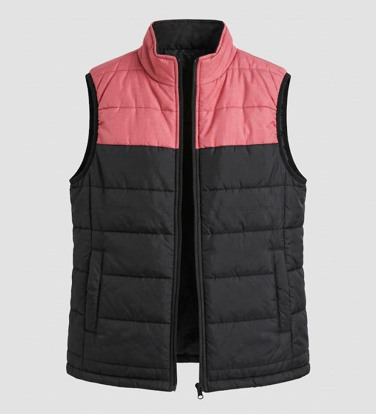 Gilet imbottito riscaldato USB unisex – Strato invernale con collo alto e doppio controllo del calore