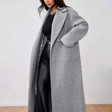Donna - Cappotto lungo oversize - Foderato caldo