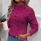 Donna - Accogliente maglia a collo alto - Morbido comfort