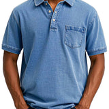 Varel | Polo casual vintage da uomo