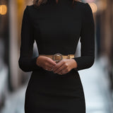 Abito A-line da Donna – Con Cintura, Adatto per Primavera e Estate