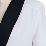 Blazer Femminile Scollo Sottile – Design Asimmetrico, Adatto per Lavoro e Uso Casual