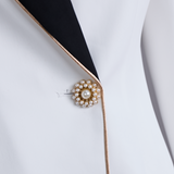 Blazer Femminile Scollo Sottile – Design Asimmetrico, Adatto per Lavoro e Uso Casual