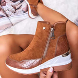 Stivaletti Impermeabili da Donna – Casual, Adatti per Primavera e Autunno, Con Cerniera e Vestibilità Confortevole