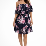 Abito A-line da Donna – Adatto per l'Estate, con Spalle Scoperte e Vestibilità Casual