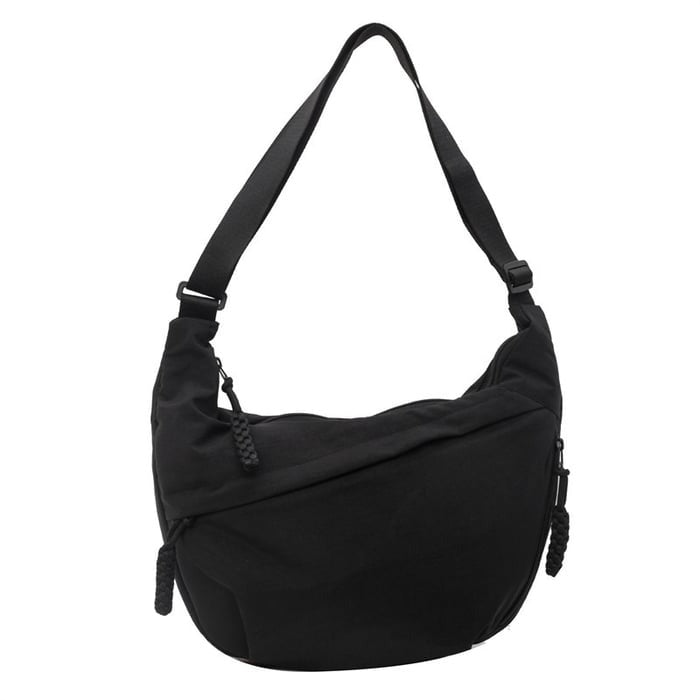 Alessia™ | Borsa a spalla in nylon con tasche zip