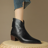 Stella™ | Stivaletto in pelle con tacco basso