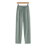 Varel | Pantaloni slim in lino