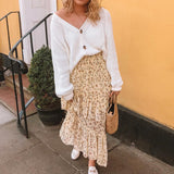 Donna - Cardigan oversize con profondo scollo a V e bottoni