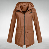 Elegante giacca impermeabile da donna