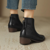 Stella™ | Stivaletto in pelle con tacco basso