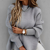 Donna - Maglia oversize - Stile lavorato a maglia