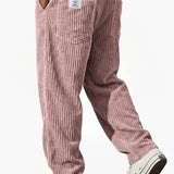 Varel | Pantaloni da uomo in velluto a coste con vita elasticizzata