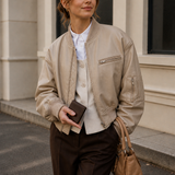 Donna - Bomber casual oversize - Vestibilità elegante