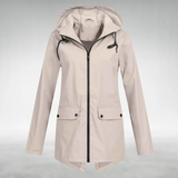Elegante giacca impermeabile da donna
