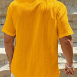 Varel | Camicia estiva elegante con colletto alto