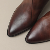 Stella™ | Stivaletto in pelle con tacco basso