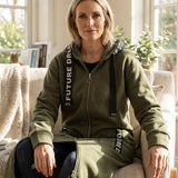 Angela™ | Cappotto in pile con cappuccio oversize