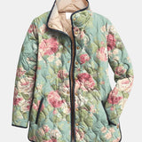 Rachele™ | Giacca trapuntata con rose antiche