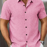 Varel | Camicia leggera a maniche corte in misto lino