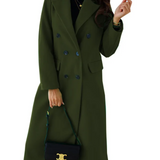 Trench lungo aderente da donna - Elegante e confortevole autunno inverno