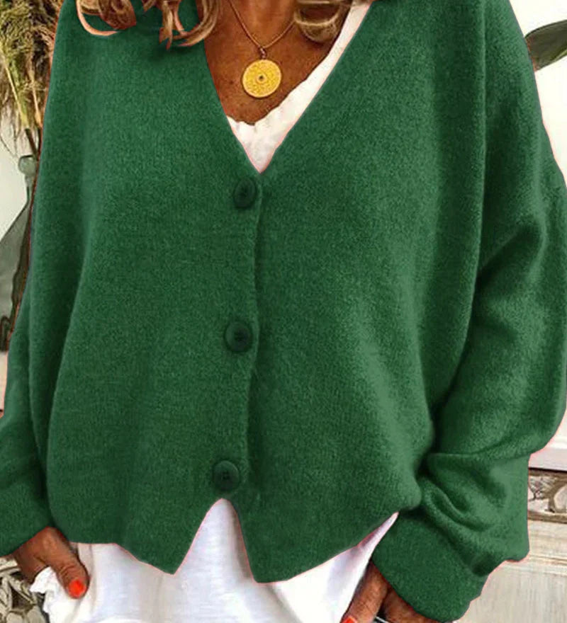 Cardigan casual ed elegante da donna - Maglieria calda per tutti i giorni