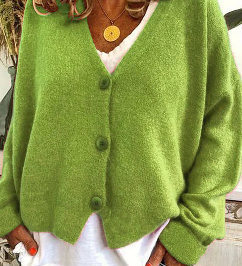 Cardigan casual ed elegante da donna - Maglieria calda per tutti i giorni