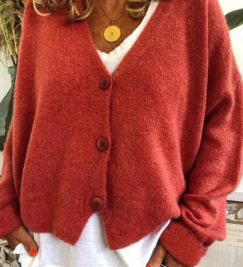 Cardigan casual ed elegante da donna - Maglieria calda per tutti i giorni