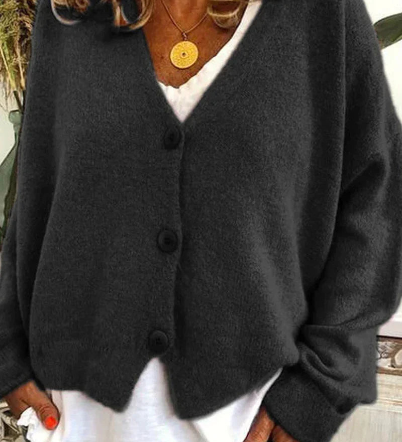 Cardigan casual ed elegante da donna - Maglieria calda per tutti i giorni