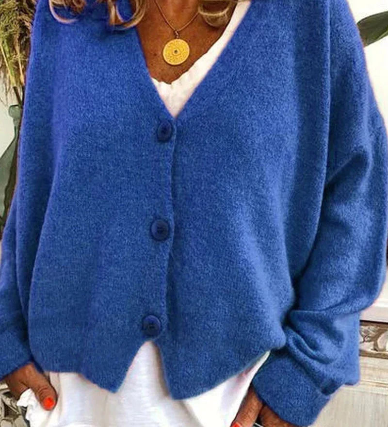 Cardigan casual ed elegante da donna - Maglieria calda per tutti i giorni