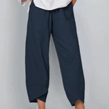 Pantaloni estivi cropped chic da donna – Pantaloni leggeri ed eleganti