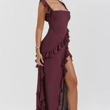 Varel | Abito elegante con gambe aperte