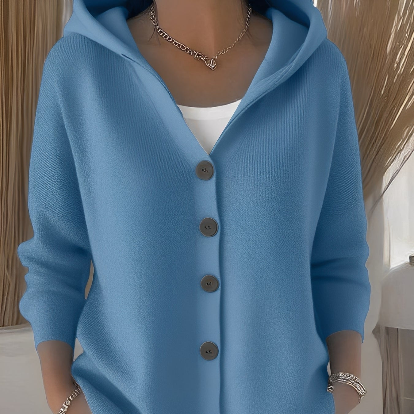 Donna - Maglia casual con cappuccio