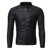 Ilaria™ | Giacca in pelle con zip frontale