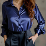 Blusa Donna Sottile – Con Maniche Lunghe, Adatta per Lavoro e Uso Quotidiano