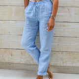 Pantaloni Donna a Vita Alta – Slim Fit, Adatti per Uso Casual e Lavorativo