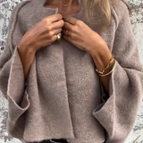 Cardigan aperto oversize premium da donna - Strato caldo e lussuoso