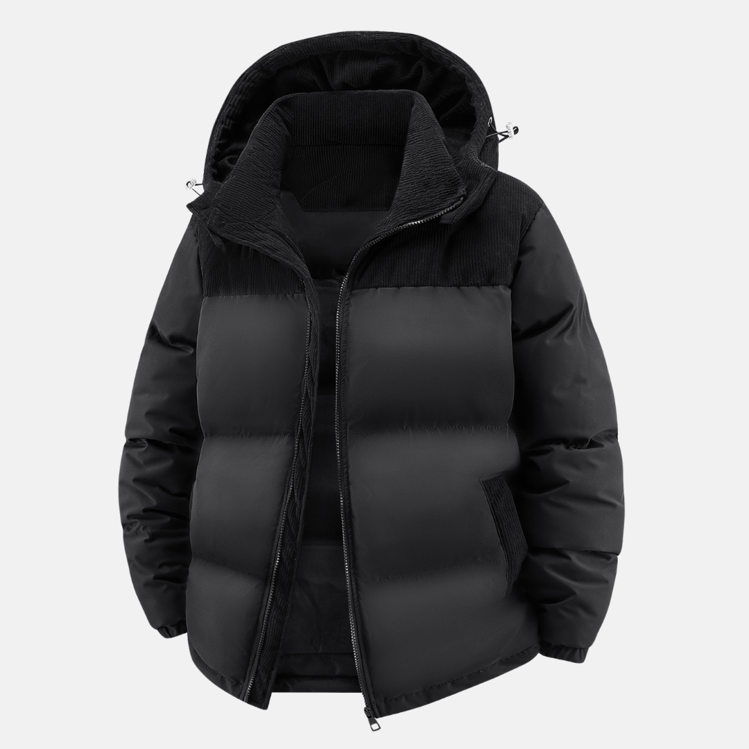 Donna - Giacca Puffer trapuntata rilassata - con cappuccio