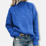 Donna - Maglione oversize - Maglia a collo alto