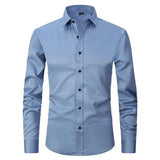 Camicia Slim Fit da Uomo – Antifreddo, Adatta per Lavoro e Uso Quotidiano