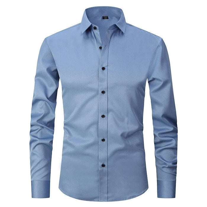 Camicia Slim Fit da Uomo – Antifreddo, Adatta per Lavoro e Uso Quotidiano