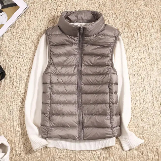 Gilet Slim Fit da Donna – Leggero, Adatto per Primavera e Autunno